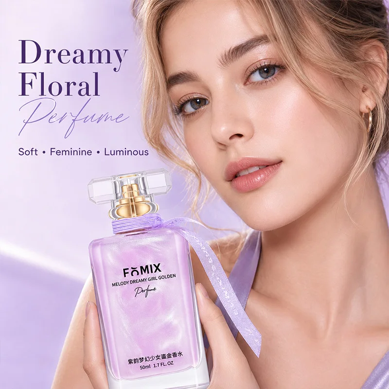 FOMIX 50ml Perfume for Women, Floral Fruity Sweet Fragrance, Raspberry Rose Violet Iris Musk Scent, Halloween Party Gift for Her