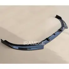 Audi S3 A3 Front Bumper Spoiler Lip Carbon Surface Protector #5