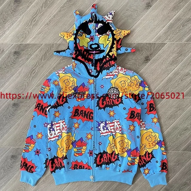 Glo Gang The Glory Full Zip Hoodie Men Women 1:1 High Quality