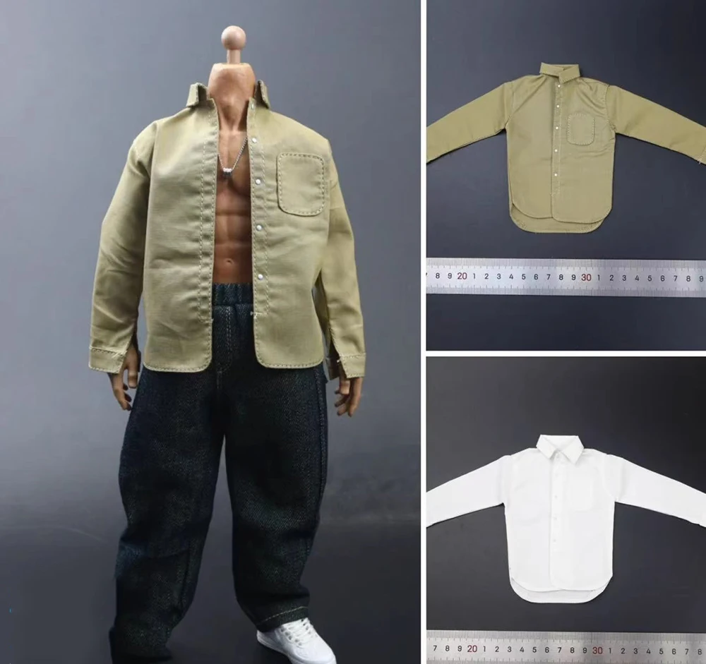 Chemise moderne de la série WWII, jouets à manches longues, modèle non réel, accessoires pour figurine d'action COO DAM de 12 pouces, DIY, en Stock à vendre, 1/6ème
