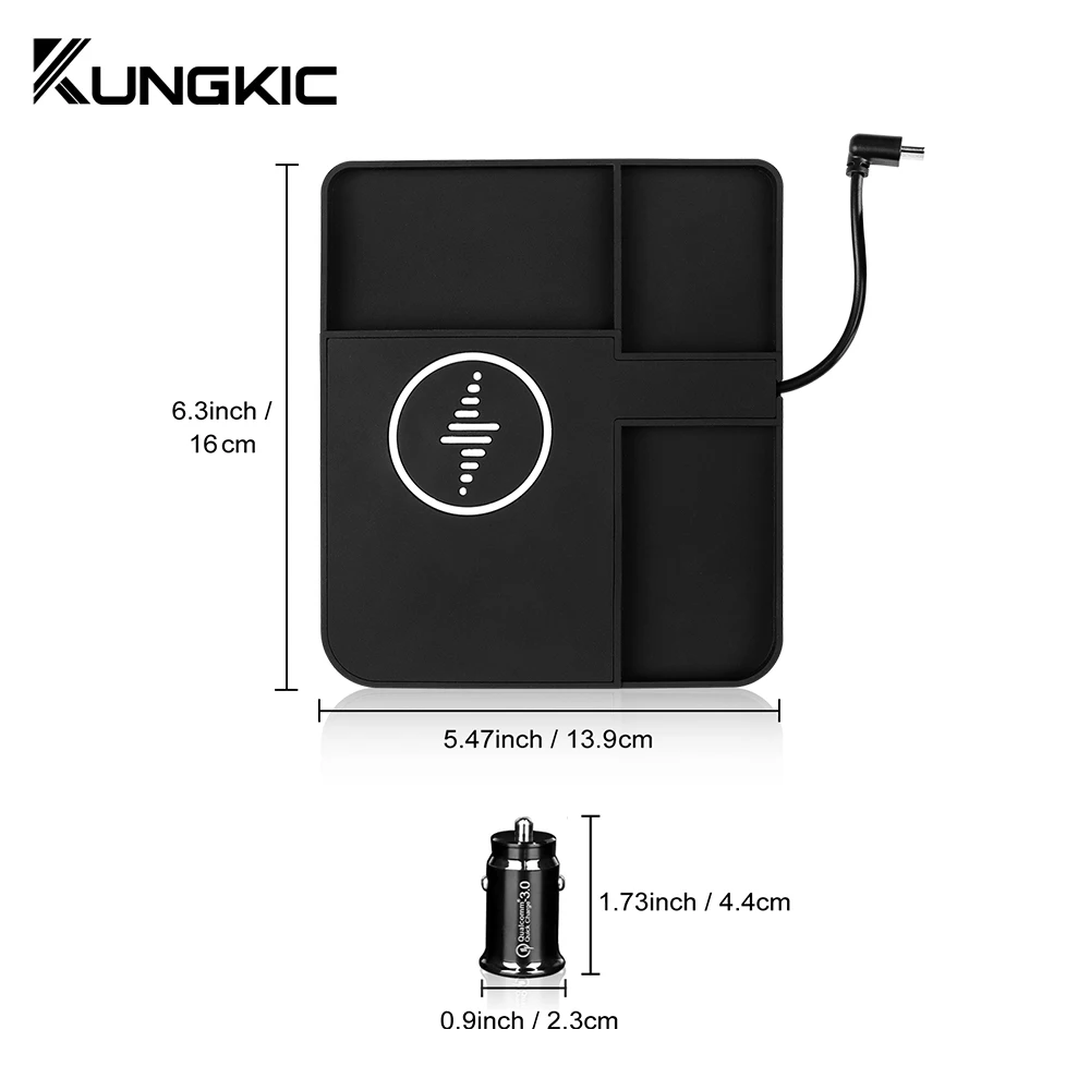 15W Car Wireless Holder Charger Board for Honda VEZEL/XRV 2021 2022 2023 Mobile Phone Fast Charging Original Car Moulding