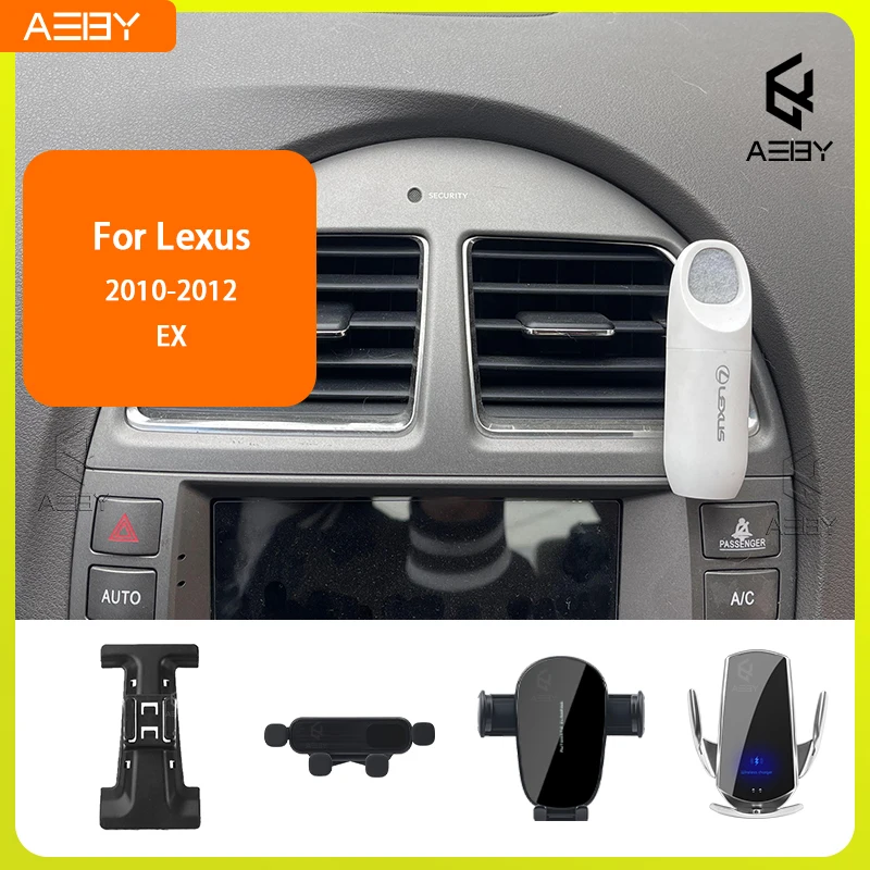 

For Lexus ES 2010-2012 Phone Holde Car Mobile Support Special Fixed Bracket Base Wireless Charging Stand Interior Accessories