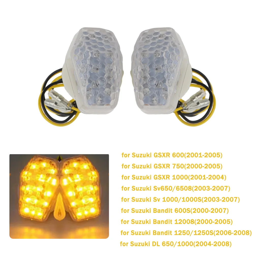 

Motorcycle LED turn signal flashing lights for Suzuki GSXR600 GSXR 600 750 2000-2005 1000 SV650 SV1000 DL650/1000