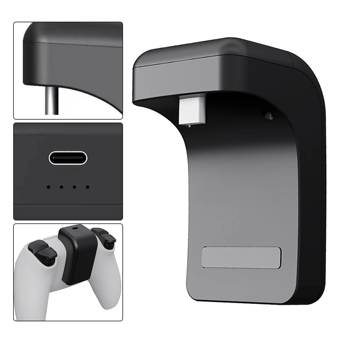 for Playstation5 PS5 Wireless Controller Gamepad Battery PS5 Wireless External Battery Clip Removable 1500Mah Battery