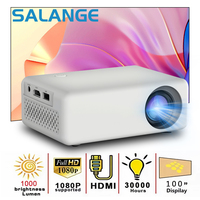 Salange MINI Projector Portable USB LED Video Beamer support 1080P home theater Media Player Gift for Children