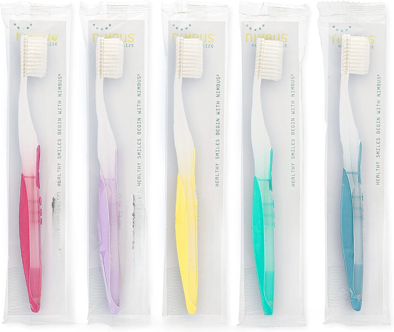 Special soft toothbrush, tapered bristles designed by periodontists for sensitive teeth and receding gums