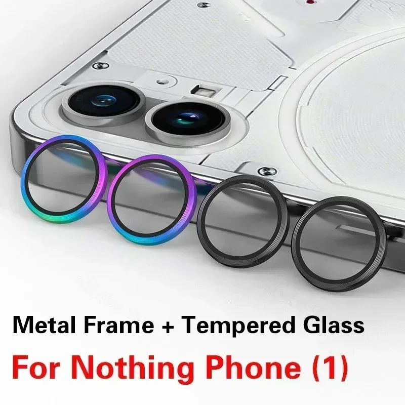 Camera Lens Metal Ring Protector Glass for Nothing Phone 2 1 Camera Lens Protection On Nothing Phone (2a) Camera Lens Film