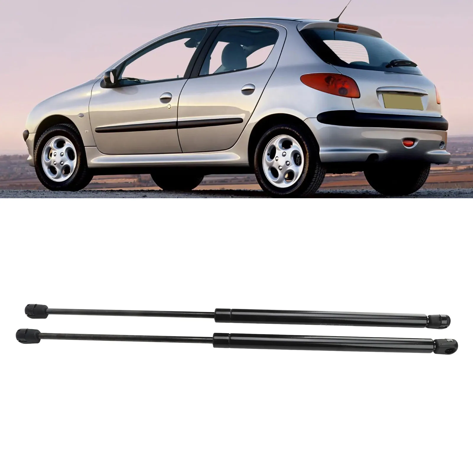 

Rear Tailgate Trunk Lift Supports Rustproof 8731E6 Tailgate Trunk Gas Spring Strut Simple Installation for Car