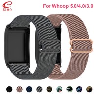 Sport Nylon Braided Strap for Whoop 5.0 4.0 Band Sport watch bracelet correa elastic belt replacement for Whoop 5.0 4.0 strap