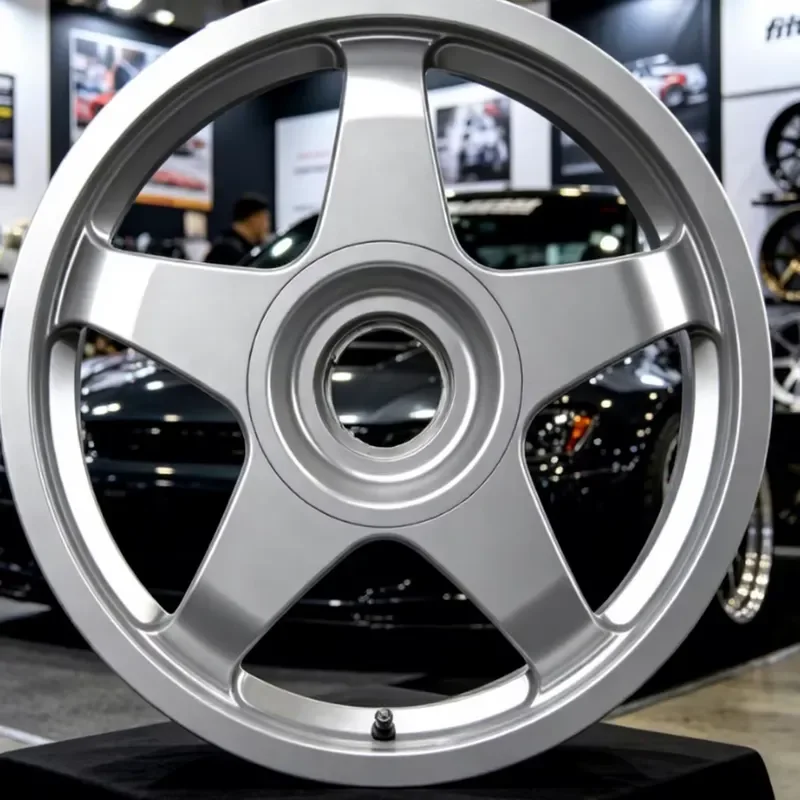 For Vintage Silver Multi-Spoke Polished Forged Alloy Wheel-Durable Retrofit/Upgrade Custom Sizes