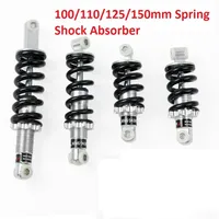 Suspension Shock for Electric Scooter, Motorcycle Adjustable Absorber, Spring Shock Parts, 100mm, 110mm, 125mm, 150mm