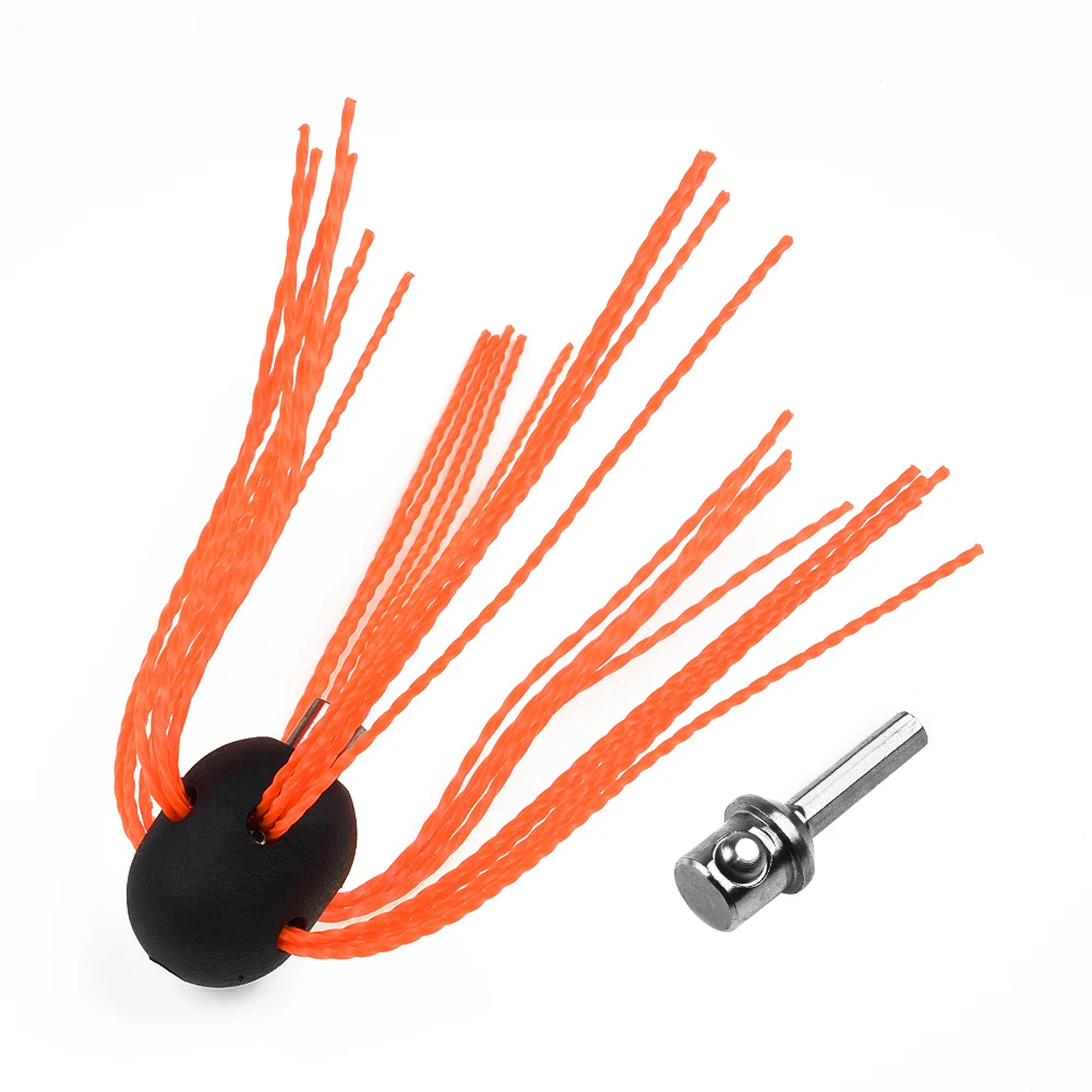 1/2 Inch Nylon Electrical Drill Chimney Power Cleaner Brush Kit For Sweeping Flue Chimney Soot Brush Replacement Fireplace Spare