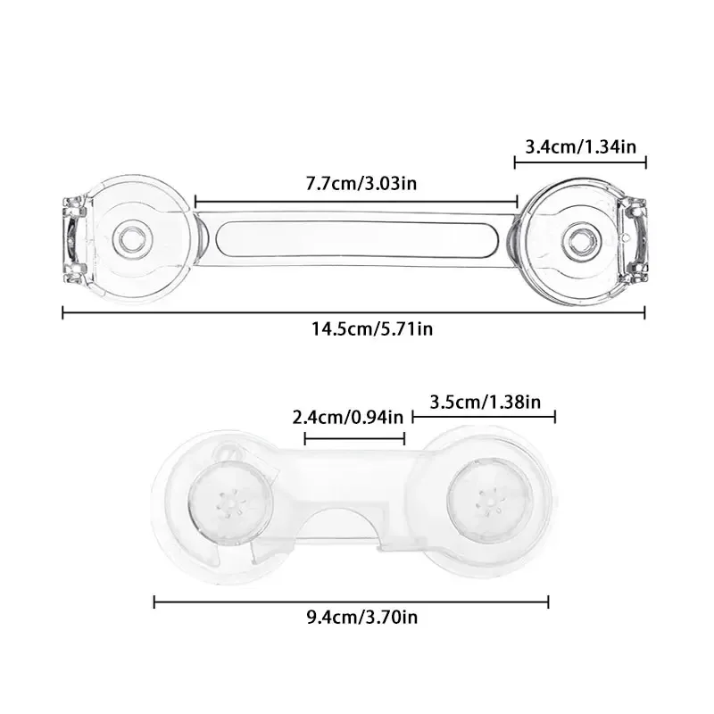 5PCS Baby Protect Cabinet Protection Against Children Security Locks Safe Door Fridge Protection Tools Baby Safety Drawer Locks image 6