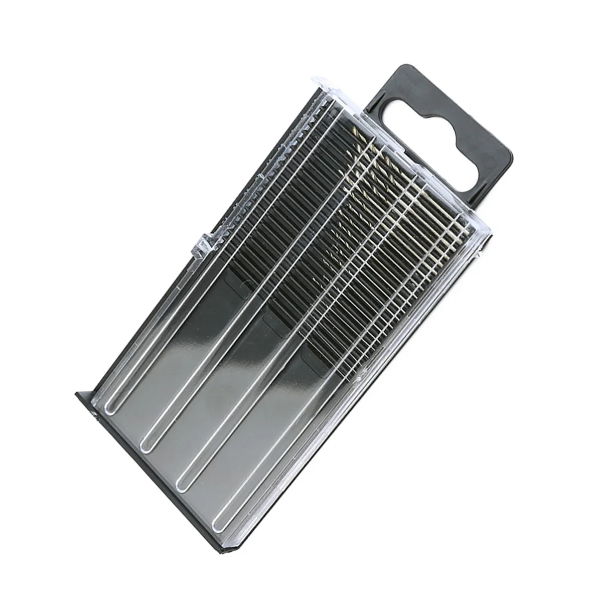 

20Pcs Mini Drill Bits Set Durable Hss High Speed Steel Precision Coated Storage Case for Wood Metal Plastic Pcb