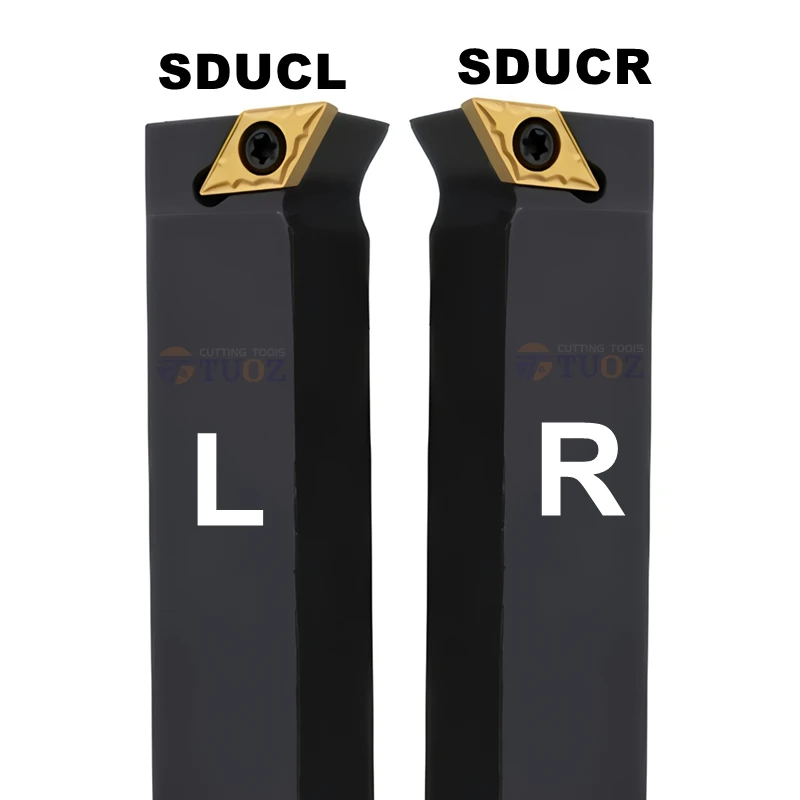 TUOZ SDUCR SDUCL 93 درجة أداة تحول خارجية 1212 1616 2020 2525 حامل باستخدام الحاسب الآلي مخرطة القاطع عرقوب DCMT0702 DCMT11T3 إدراج #3