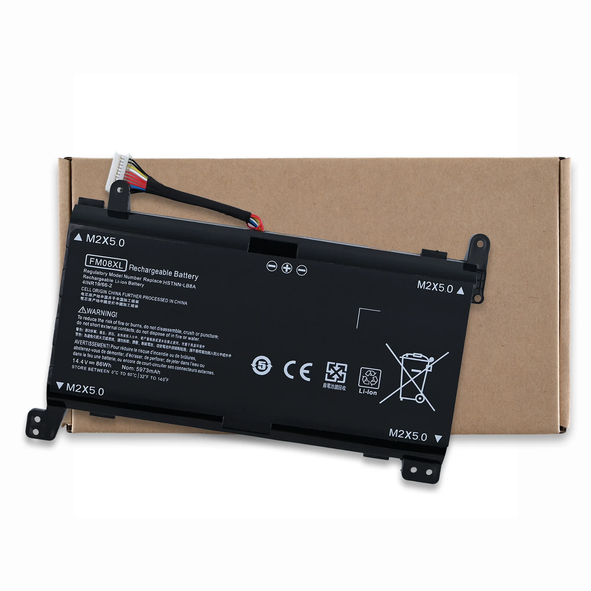 LOLG FM08XL 5973mAh Laptop Battery for HP Omen 17 2017 Omen 17-an000 HQ-TRE Lithium Rechargeable Battery