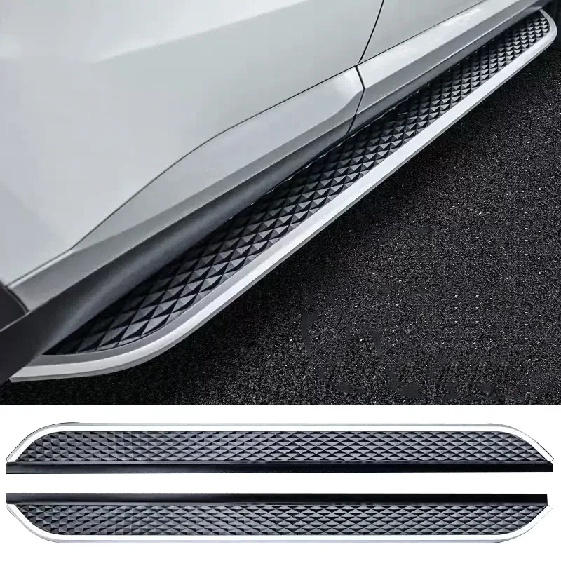 New! 2pcs fit for Honda Pilot 2023 2024 Side Step Running Board Aluminium Pedal (with Brackets)