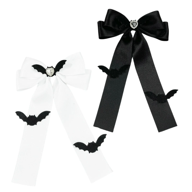 

MXMB Bat Wing Ribbon Butterfly Bows Hairclip for Lady Hair Bows Barrettes Spring Hair Clip Women Elegant Hair Styling Decors