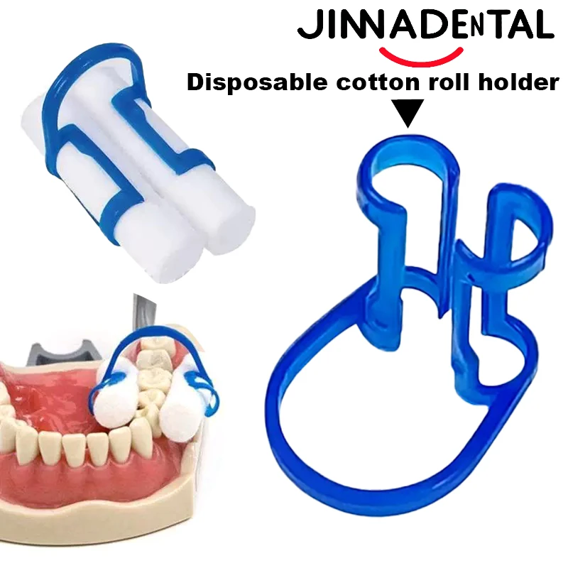

20/50pcs Dental Orthodontic Cotton Roll Holder Disposable dentistry Blue Clip Holder For Dentist Clinic Dental Lab Supplies Tool