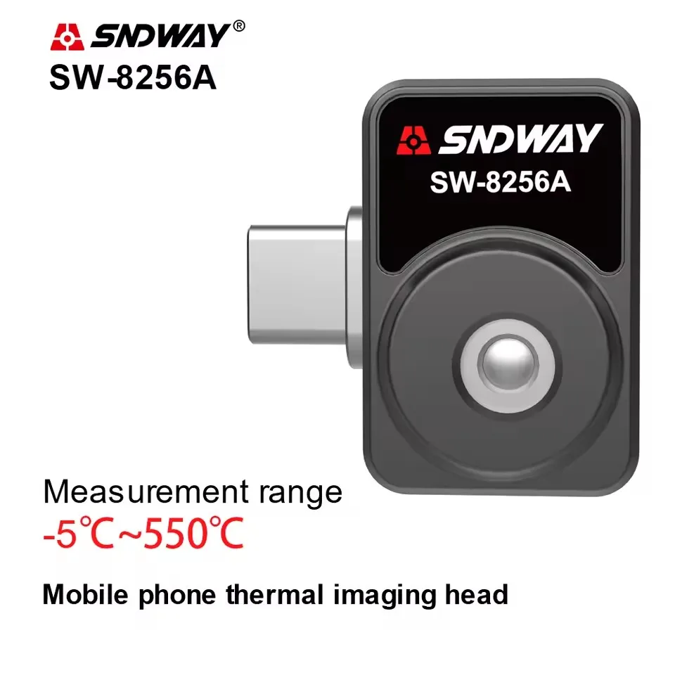 SNDWAY SW-8256A Infrared Camera Night Thermal Imager for Android Smartphone Resolution 256x192 Professional Thermographic Camera