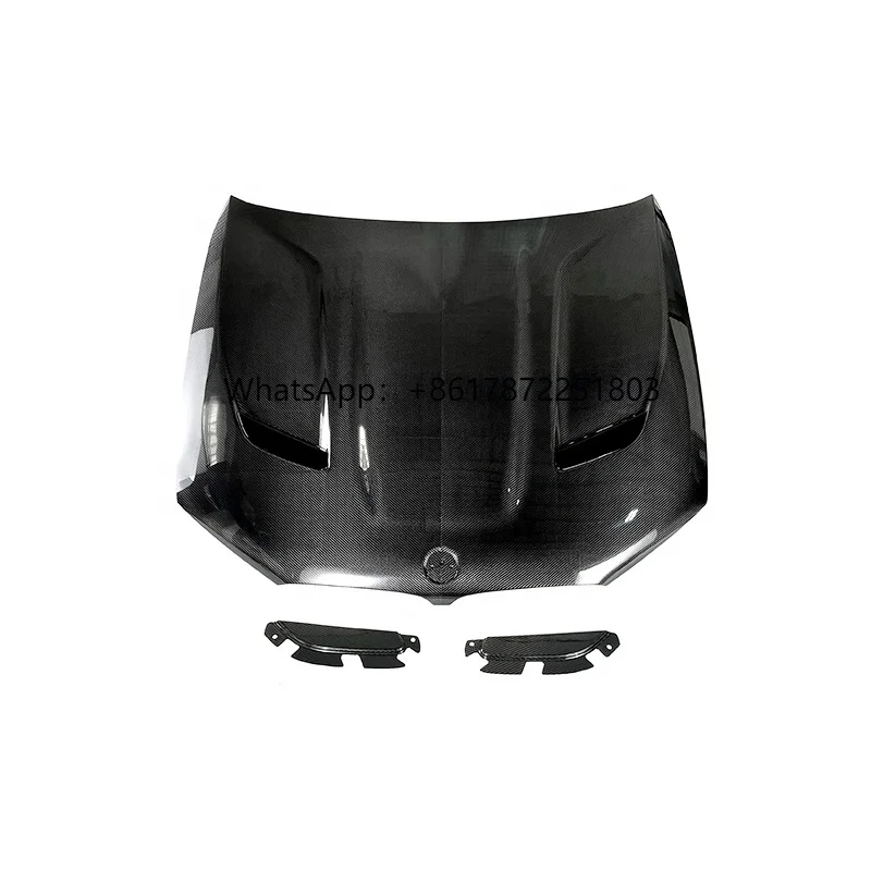 

Dry Carbon Fiber 5S 5 Series G30 F90 M5 CS-style Hood for 2021y~ Bonnet Engine Cover Auto Parts Car Accessories