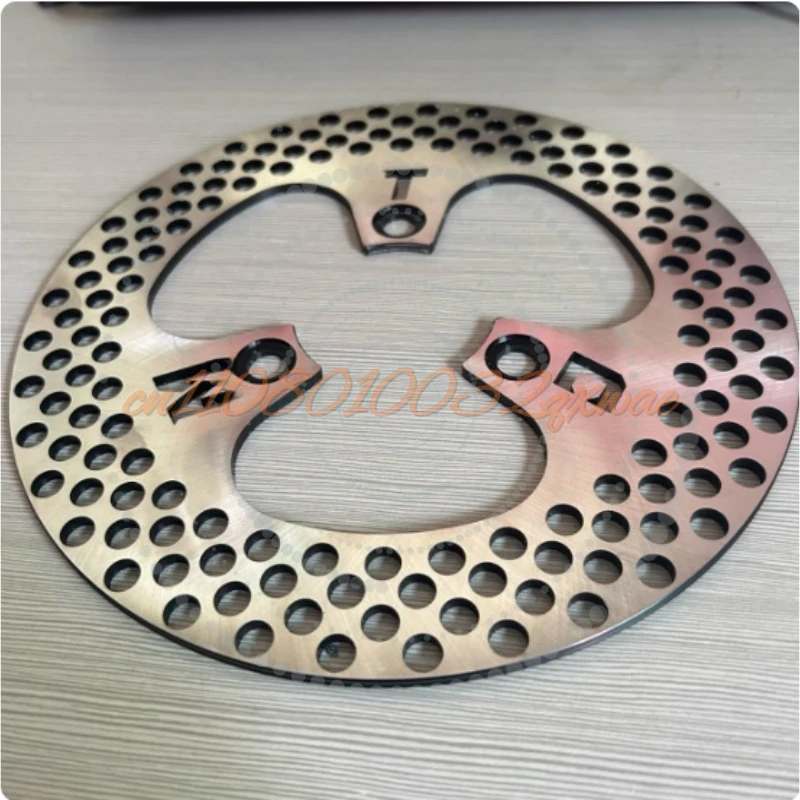 For XiaoNiu Nine9 MTC laser cuts 220/5.7-7.0 hole spacing aircraft disks, and water droplet fully black fixed disks 220/7.0