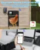 8000mAh 배터리, 타이밍 및 광 센서 설정으로 태양열로 구동되는 WiFi 원격 제어 자동 닭장 도어 오프너 4
