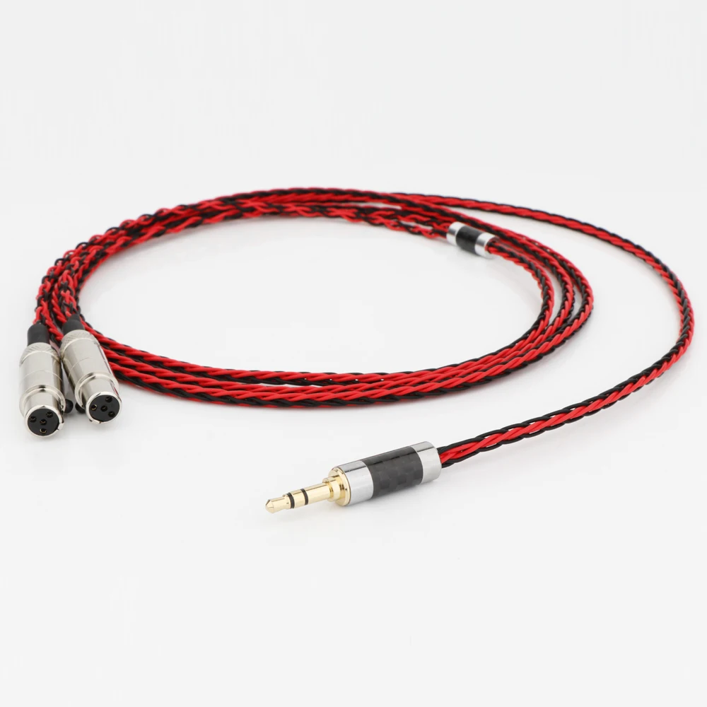 

TOP-HiFi OCC Silver Plated 2.5/3.5/4.4mm/XLR Balanced Headphone Upgrade Cable for Audeze LCD-3 LCD3 LCD-2 LCD2 LCD-4 Earphone