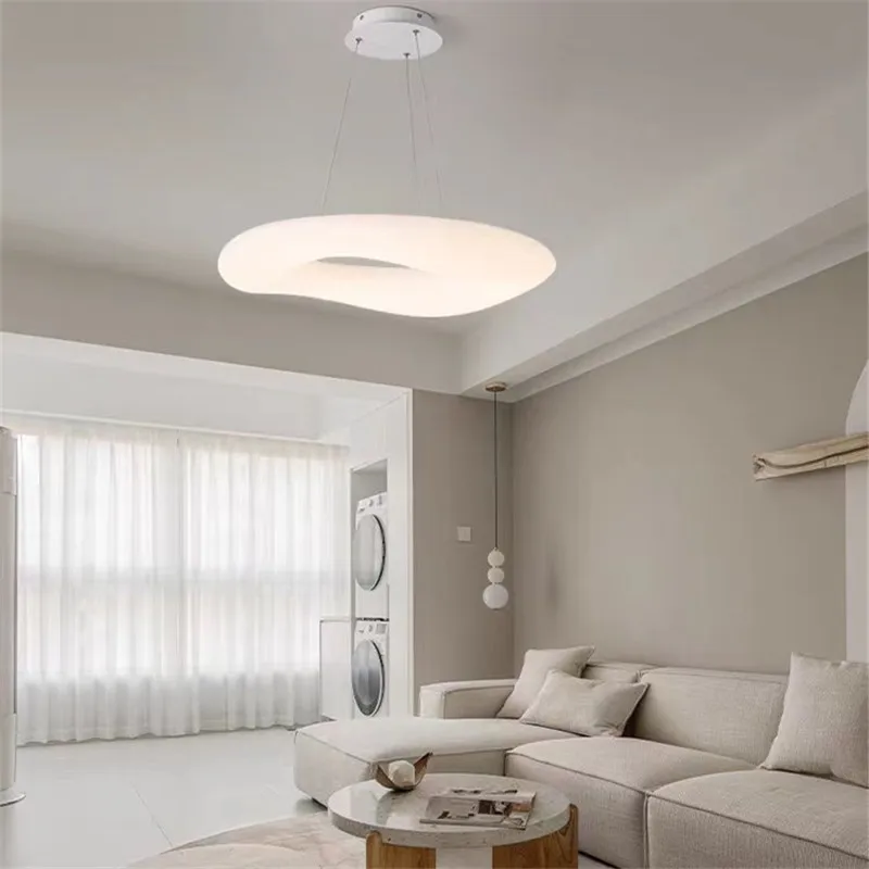 Imagem -04 - Mago-creative Led Cloud Pendant Light Circular Pendurado Lâmpada Sala de Estar Quarto Escritório Home Decor Designer mr