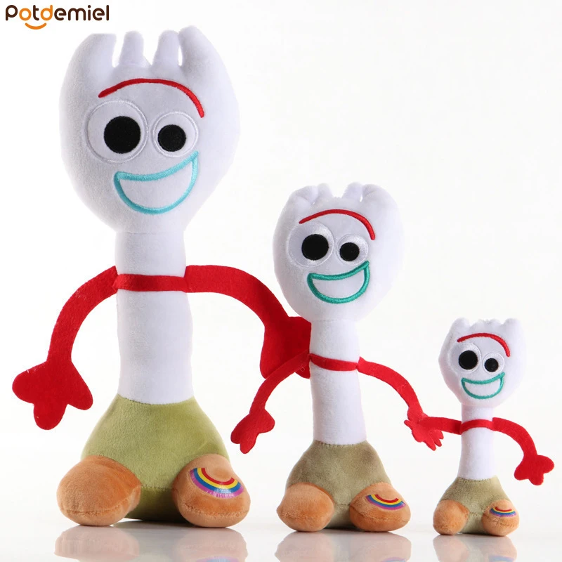 Toy Story 4 Woody Forky jouets en peluche dessin animé poupée en peluche Anime poupée en peluche sac à dos pendentif porte-clés cadeau d'anniversaire pour garçons enfant