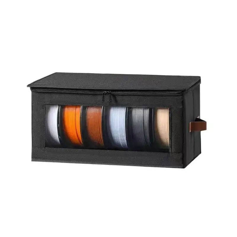 Space Saving Filament Storage Box 3D Printer Ready Case for 1kg Spools for Office Workshop Filament Organization