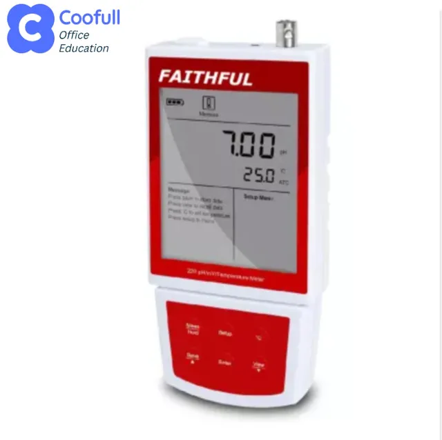 

Портативный pH-метр Coofull FPH220-C высокого качества, недорогой pH/mV-метр, диапазон измерения от -2.00 до 16.00 pH