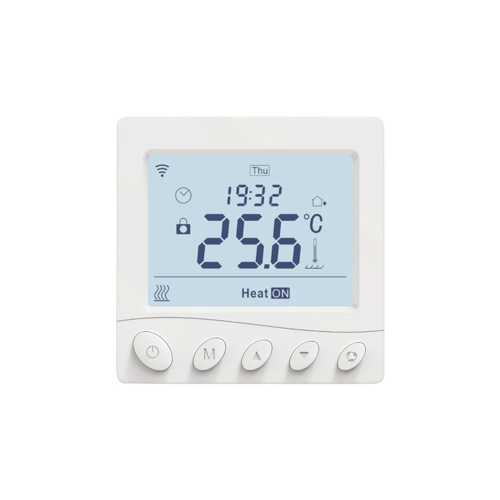 for Home Heating Temperature Control for Smart Home Device Energy Saving Thermostat Programmable Thermostat Brass Structure