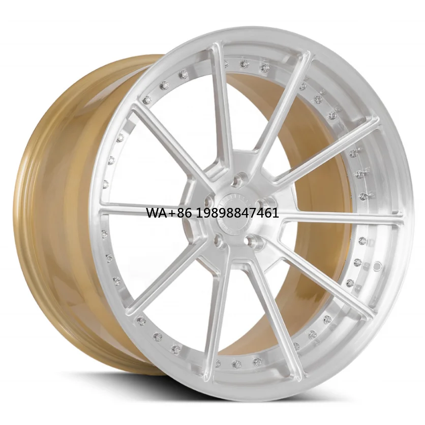 

Customized Two-piece Classic Deep Concave Aluminum Alloy Passenger Car Wheels for