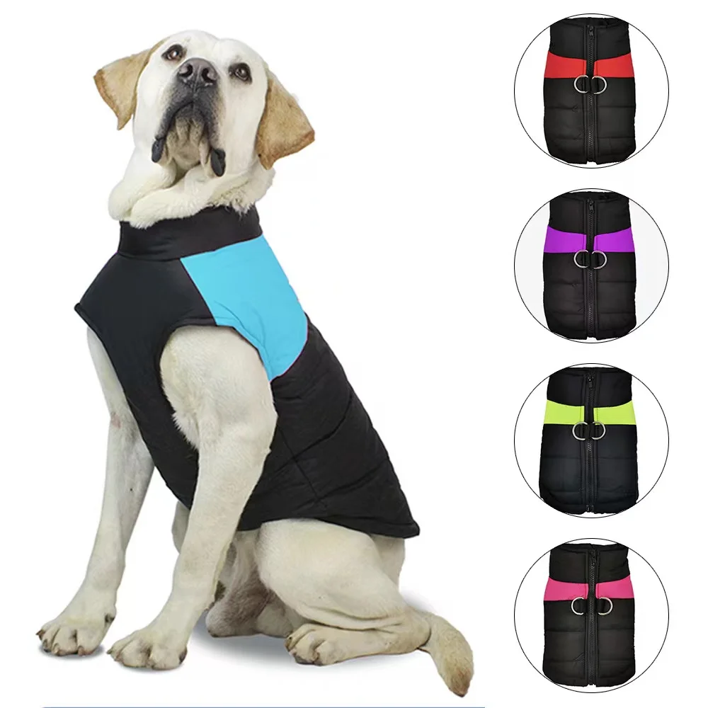 

DogDog Winter Pet Clothing Large Dog Coat Warm Puppy Clothing Waterproof Pet Vest Coat Small and Medium Dogs Golden Retriever