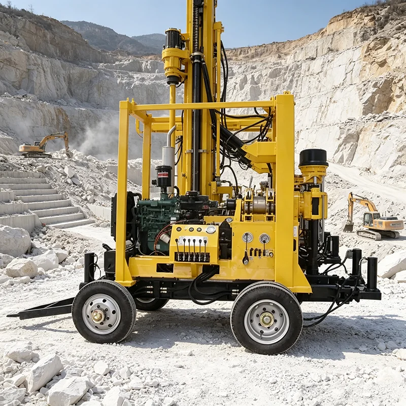 Portable Hydraulic Diamond Core Drilling Rig 400m Rotary Rock Coring Equipment for Field Exploration