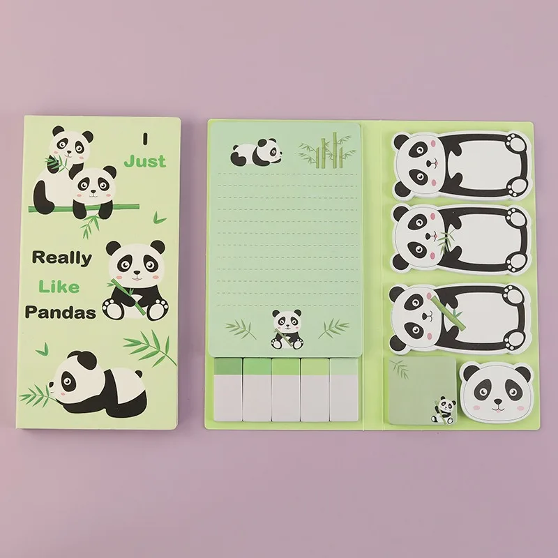 Cartoon Animal Notepad Bulk Sticky Notes Office School Stationery Teacher's Day Gifts Daily Planner Memo for Coworkers