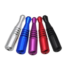 Personality Mini Multicolor Baseball Bat Pipe Portable Detachable Metal Pipe Smoking Set  Tobacco Accessories