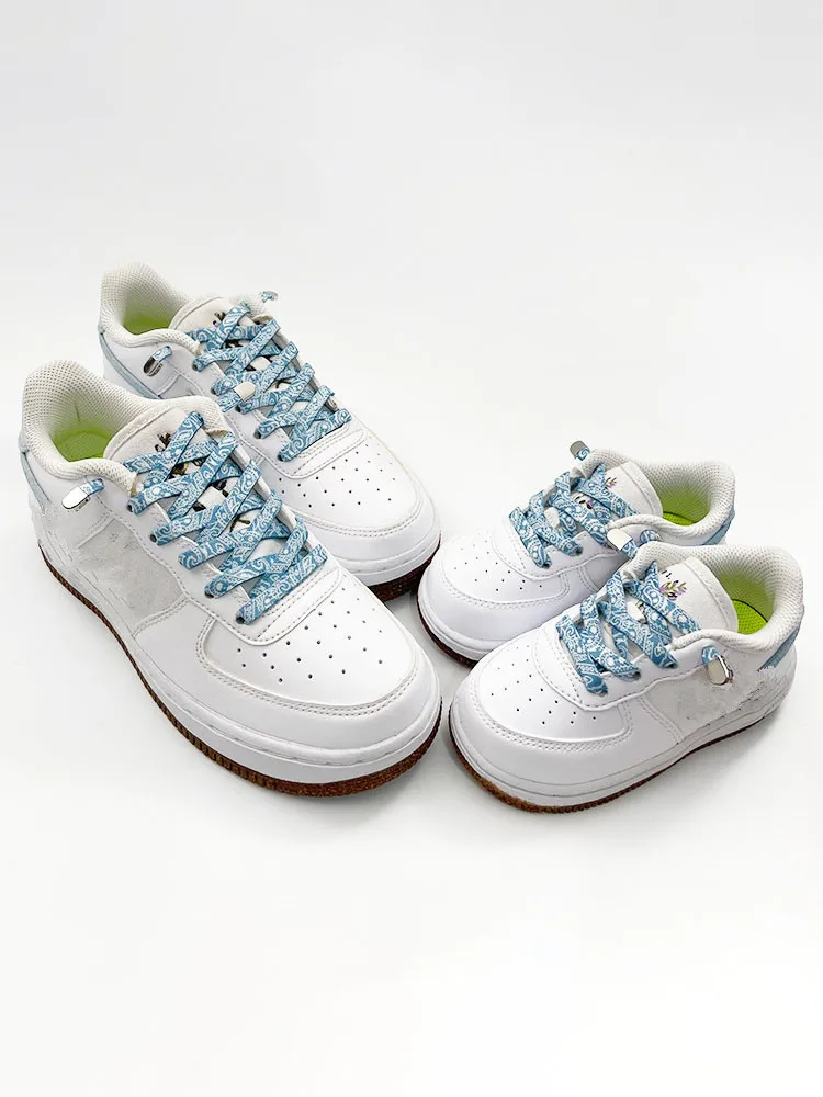 1 Paar elastische Schnürsenkel Turnschuhe Kinder Erwachsene 8mm flache Schnürsenkel ohne Krawatten af1/aj keine Krawatte Schnürsenkel für Schuhe Zubehör – Detail 5