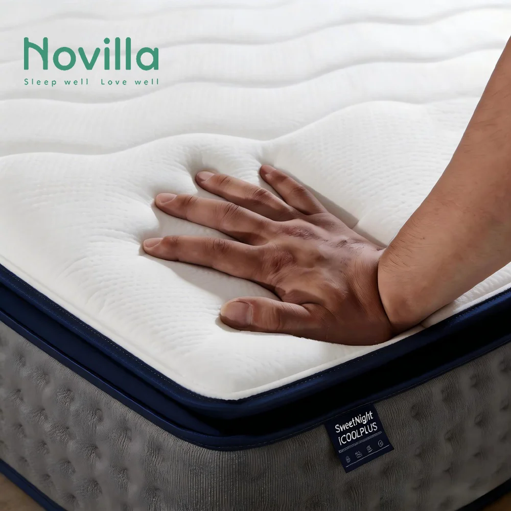 Pillow Top Hybrid Mattress Roll Up Foldable Home Use King/Queen Size Twin Pocket Spring 30cm - view 5