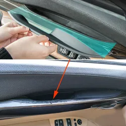 For BMW 7 Series F01 2009 2010 2011 2012 2013 2014 2015 730 740 750 760 Car Interior Door Handle Pull Protective Cover Trim