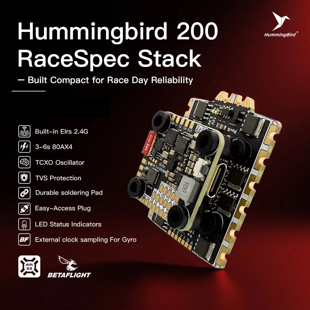 NewBeeDrone Hummingbird 200 RaceSpec Stack 20x20mm/200 RaceSpec FC