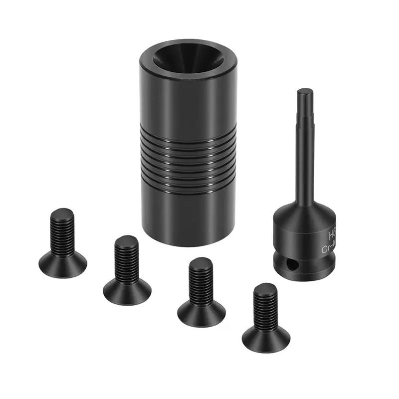 PORK-For Hollow Metal Door Door Frame Dimpling Tool Kit With Hardened Double-Sided Flush Fastener Reccess Tool& Impact Driver