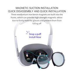 for Pico4 AccessoriesCustomized Myopia Lens Hyperopia lens Magnetic anti-blue light for Pico 4 Lens VR Prescription Lense
