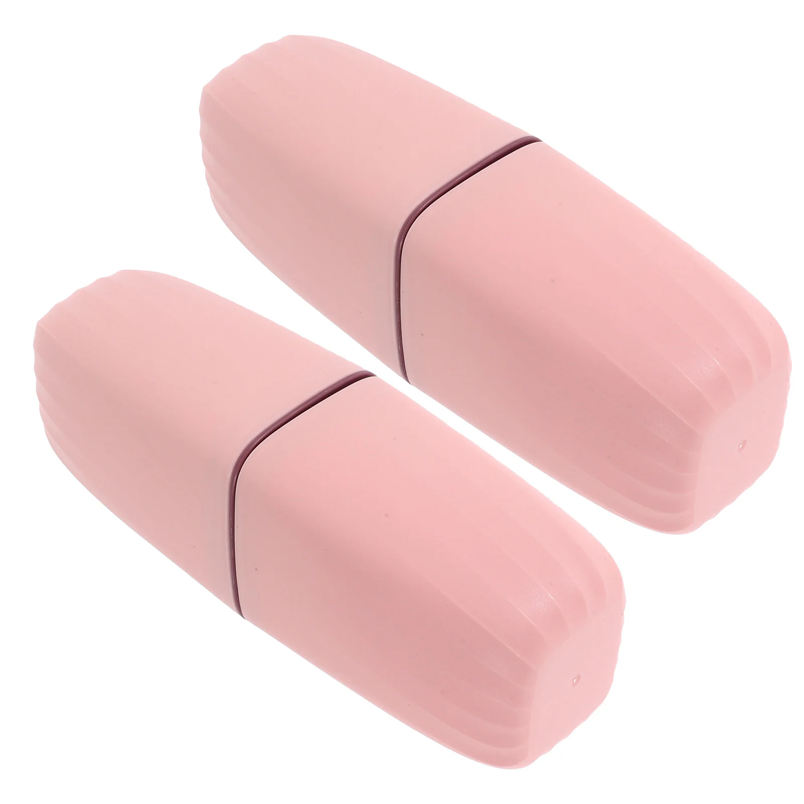 

2pcs Travel Toothbrush Holder Cup Portable Toothbrush Toothpaste Case Leakproof Reusable Mouthwash Cup For Trip Vacation