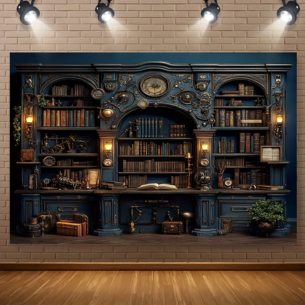 خلفية للحفلات من البوليستر متعدد الوظائف على الطراز القوطي القديم، بدون خلفية لمهرجانات الطاقة للمنازل والجدران والساحات #1