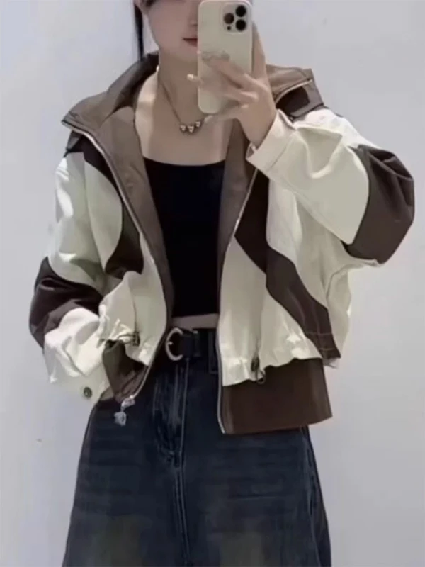 

plus Size 300 Pou Hooded Jaet Men Women Spring Autumn Wide Sle Faionable Casual Coat ex ort Model Versatile Ou...