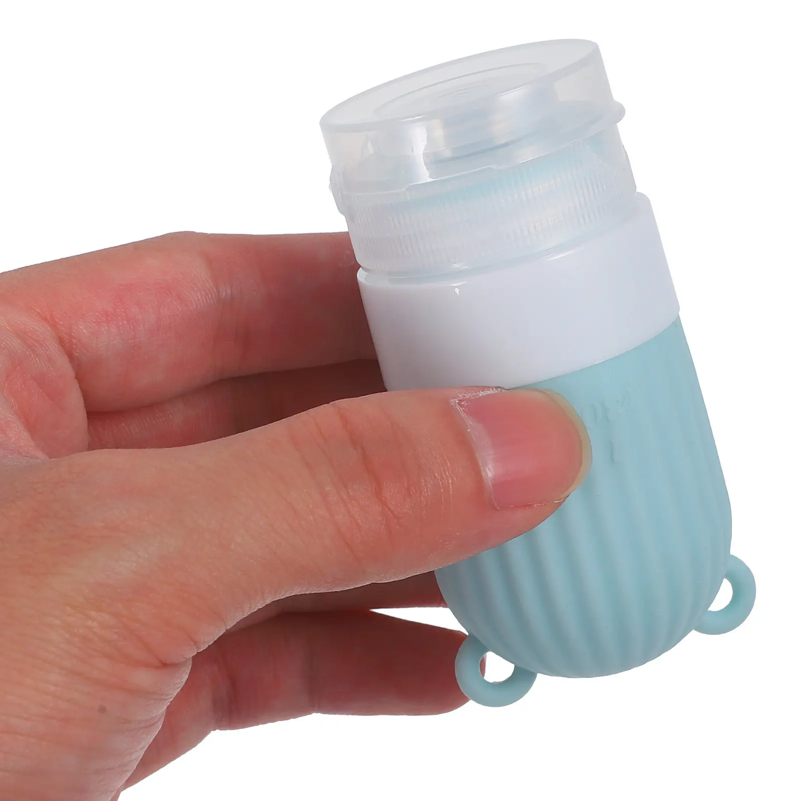 

Набор из 4 силиконовых дорожных баночек для крема: портативные, легкие, герметичные, многоразовые контейнеры для косметики