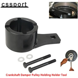 Crankshaft Damper Pulley Holding Holder Harmonic Tool with Crank Bolts For Toyota Lexus XLB-1177A-BK
