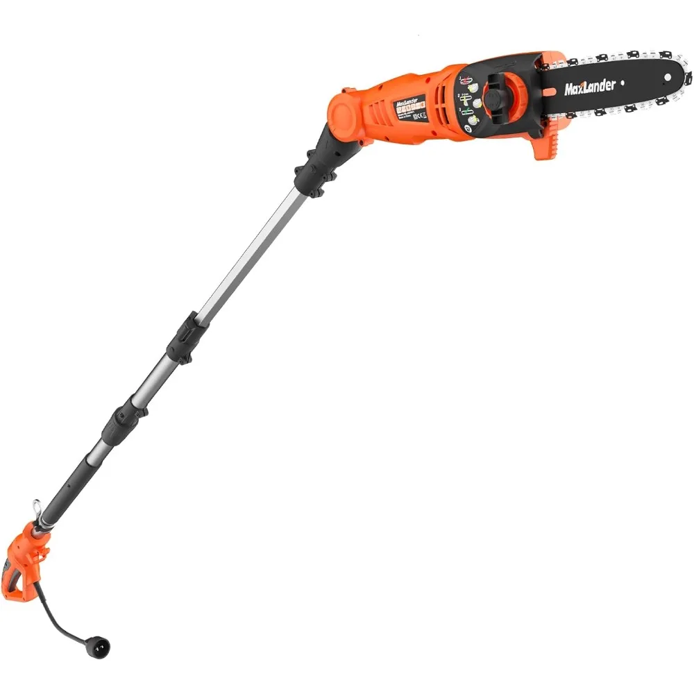 

8-Inch Electric Pole Saw Corded - 6 Amp Pole Saws for Tree Trimming, Lightweight & Efficient Pole Saw - Easy Tree Trimming & To